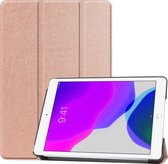 iPad 10.2 (2019) Hoes Book Case Tablet Hoesje - Rose goud