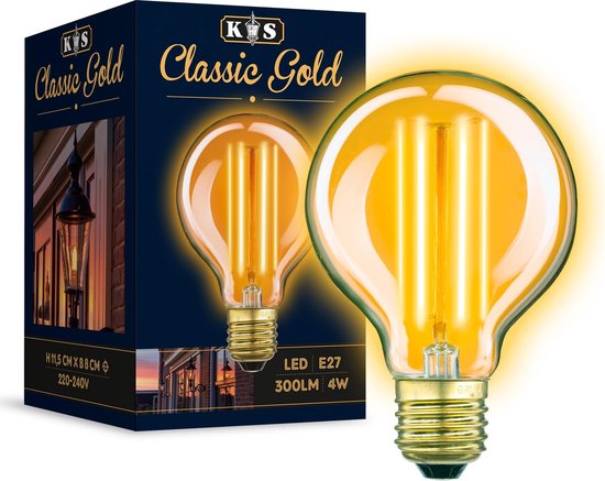 Classic Gold LED 4W Globe