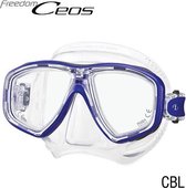 TUSA Snorkelmasker Duikbril Ceos - M-212-CBL - transparant/donkerblauw