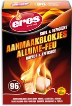ERES Aanmaakblokjes Voor Open Haard Barbeque En Kachel - Voordeelverpakking 2 x 96 stuks