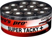 Pro's Pro Super Tacky Plus overgrip zwart 30 stuks