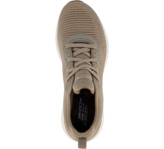 Skechers Dames Taupe sneaker memory foam - Maat 38 | bol.com