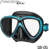 TUSA Snorkelmasker Duikbril Freedom One - M-211QB-OG- zwart/ocean green