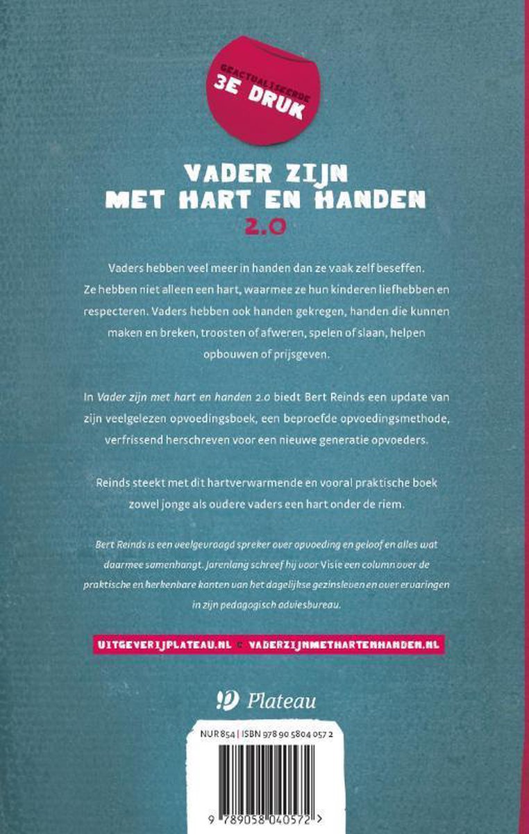 Vader Zijn Met Hart En Handen 2.0 - back cover