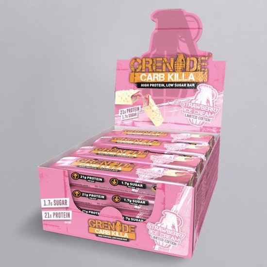 Grenade Carb Killa Bars Strawberry Ice Cream (Limited Edition)