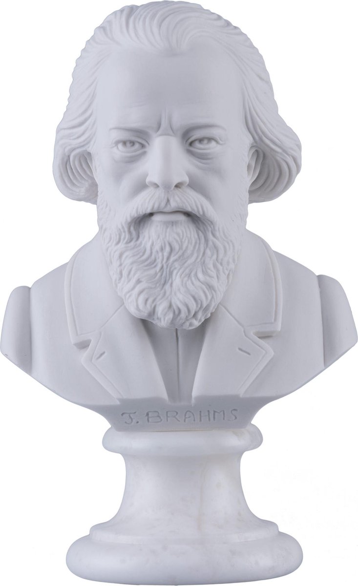 Music Gifts - Albast standbeeld Brahms 15 cm
