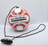 Entraîneur de football - Ballon - Ballon technique taille 2 - Skillball - Mini Football - Football pour les petits - Football en cuir - Football en cuir - Football pour jeunes - Football avec corde