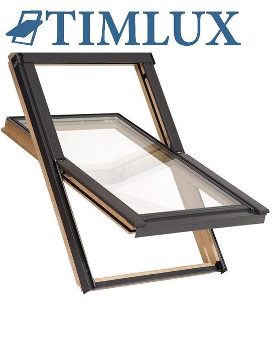 Foto: Timlux actie dakraam m6r 78x112 hr inc gootstuk