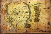 POSTER 70THE HOBBIT MAP