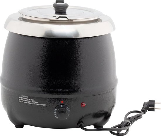 Buffalo soepketel 5,7L rood - GH227 - Nisbets De Leverancier voor de Horeca