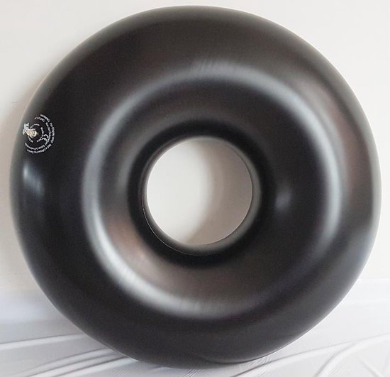 Hoge blootstelling incompleet Collega Grote opblaasbare ring / band voor het zwembad - Zwart - 150 cm in diameter  - hoge... | bol.com