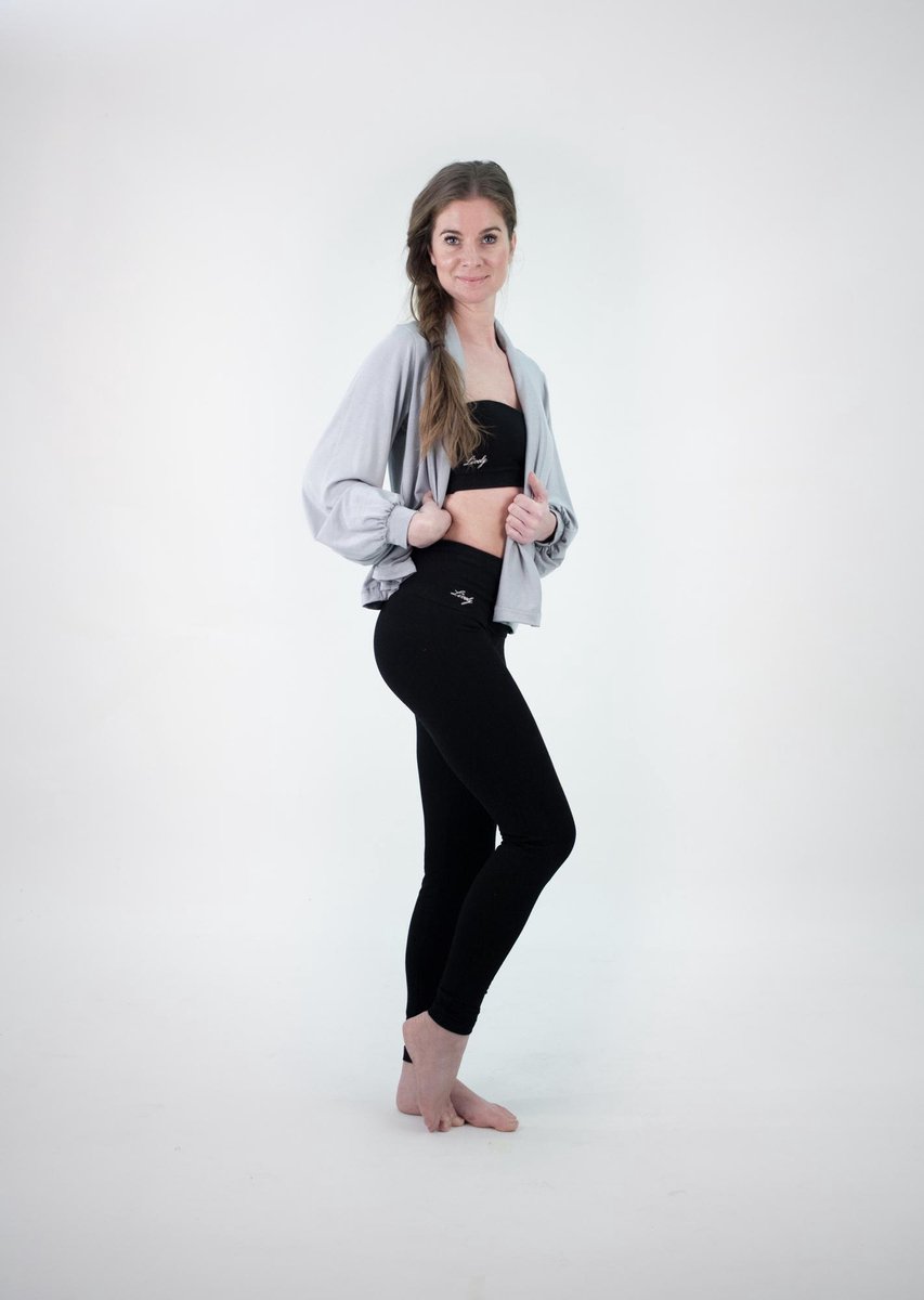 Sportlegging dames-Yoga -Legging Fitness-High Waist Legging-Gym Sports Wear-Yoga Legging-Zwart - Small