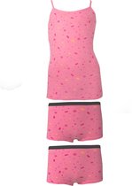 Kinderondergoed Funderwear - Set Snoepie - Roze - Maat 176 - Meisjes