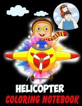 Helicopter Coloring Notebook