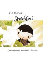 Collect happiness sketchbook (Hand drawn illustration cover vol.7)(8.5*11) (100 pages) for Drawing, Writing, Painting, Sketching or Doodling