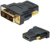 NÖRDIC HDMI-N5002, HDMI 19-pin naar DVI-D adapter/converter, zwart