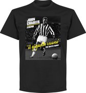 John Charles Legend T-Shirt - Zwart - L