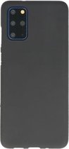 Bestcases Color Telefoonhoesje - Backcover Hoesje - Siliconen Case Back Cover Geschikt voor Samsung Galaxy S20 Plus - Zwart