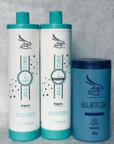 ZAP All Time Bio Braziliaans Keratine Behandeling Set - 100% formolvrij - Shampoo 1 L/Haarmasker 1 L/Botox Blutetox Mascara 950 gr