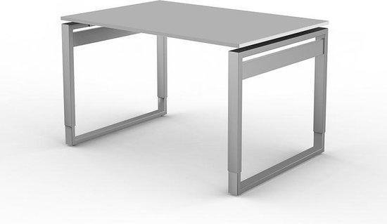 Bureau Workspace 120cm licht grijs hoogte verstelbaar