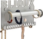 Sieradenhouder muur wand armbanden oorbellen halskettingen Galeara Design Bijoux Zilver
