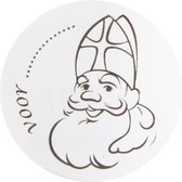 stickers Sinterklaas beschrijfbare naamstickers cadeaustickers cadeau inpakken 3 cm 12 stuks