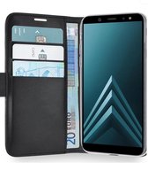 Azuri Samsung A6 (2018) hoesje - Bookcase - Zwart