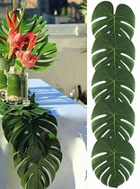 Set van 10 stuks tropisch blad onderzetters - Kunst Palm Bladeren - Onderzetters - Tafeldecoratie - Tuinfeest