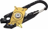 LOUZIR Multitool sleutelhanger - 20 functies in 1 tool - Leuke survival gadget