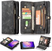 Samsung Galaxy S10 Hoesje - Caseme - Serie - Kunstlederen Bookcase / 2in1 Case - Zwart - Hoesje Geschikt Voor Samsung Galaxy S10
