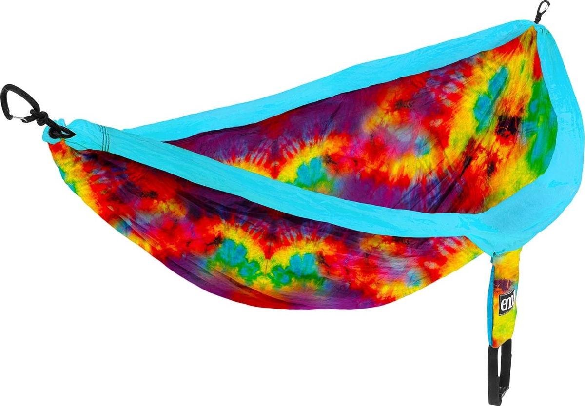 Eno Hangmat Doublenest Print 2,8 X 1,9 M Nylon Tie-dye Rood 4-delig