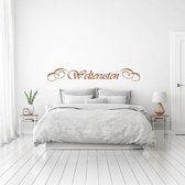 Muursticker Welterusten Sier -  Goud -  160 x 22 cm  -  slaapkamer  nederlandse teksten  alle - Muursticker4Sale