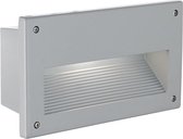 EGLO Zimba - Éclairage extérieur - Luminaire encastré - 1 Lumière - Argent - Blanc