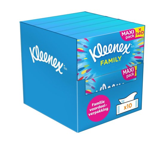 Bol Com Kleenex Tissues Family Box Voordeel 1400 Zakdoekjes