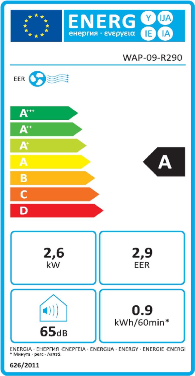 Afbeelding 2 van Western WAP-09-R290 - Mobiele airco