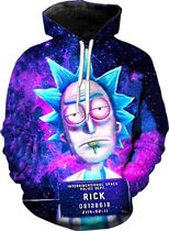 Rick and Morty Hoodie - Prison Rick - Maat 3XL