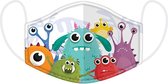 Mondmasker dieren / mondkapje kinderen - monsters , puckator