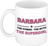 Barbara The woman, The myth the supergirl cadeau koffie mok / thee beker 300 ml