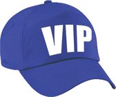 Verkleed VIP pet / baseball cap blauw voor dames en heren - verkleedhoofddeksel / carnaval