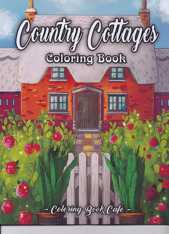 Country Cottages Coloring Book | bol