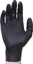 Handschoenen Nitril Wegwerp XL - Poedervrij  - Zwart / Ebony Black - 100 Stuks