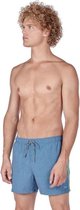 Heren zwembroek opalblue melange | Beach shorts | L