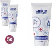 Sanicur SANICUR 50ML HAND GEL 63% - set van 5