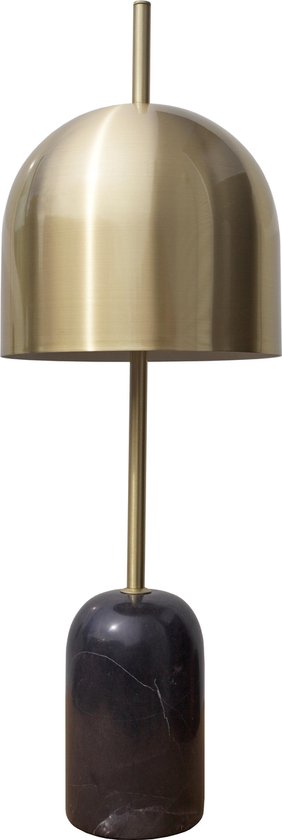 Van de Heg - Tafellamp Dome - Zwart/Goud/Messing - G9 - IP20 > lampen staand | tafellamp zwart goud | tafellamp slaapkamer | tafellamp woonkamer