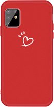 Voor Galaxy M60s Frosted Candy-gekleurde ultradunne TPU-telefoon (rood)