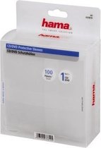 Hama CD/DVD Hoesjes 100 Pak Transparant