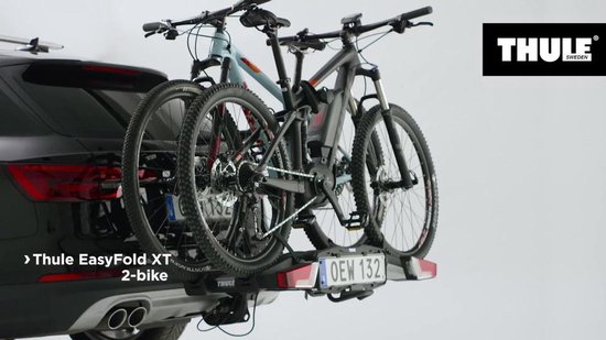 Thule EasyFold XT 2 933 Black Fietsendrager - 2 fietsen - 13 polig | bol.com