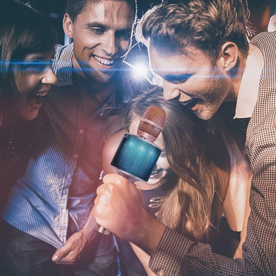 Bluetooth Karaoke Microfoon Karaoke Set Draadloos met HiFi Speaker