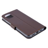 Bruin hoesje iPhone 11 Pro Max - Book Case - Pasjeshouder - Magneetsluiting