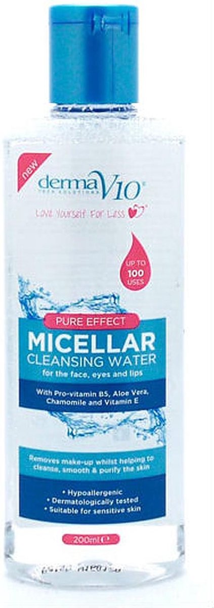 Derma V10 Micellar Cleansing Water - 200 ml